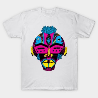 CMYK African Mask 4 T-Shirt